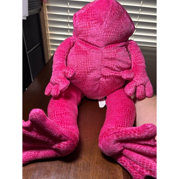 Animal Alley Pink Frog Plush 20” Stuffed Animal Toys“R”Us Exclusive 2000 - Picture 5 of 11